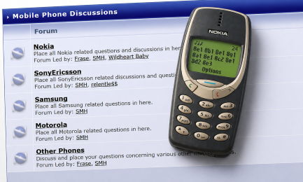 Early mobile wallpaper era