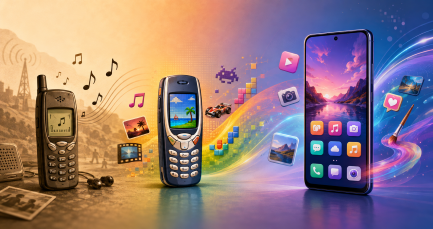 Evolution of ringtone formats over time